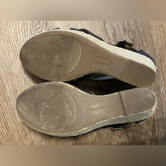 Sole Sensibility Navy Wedge Size 9 - Picture 6 of 7